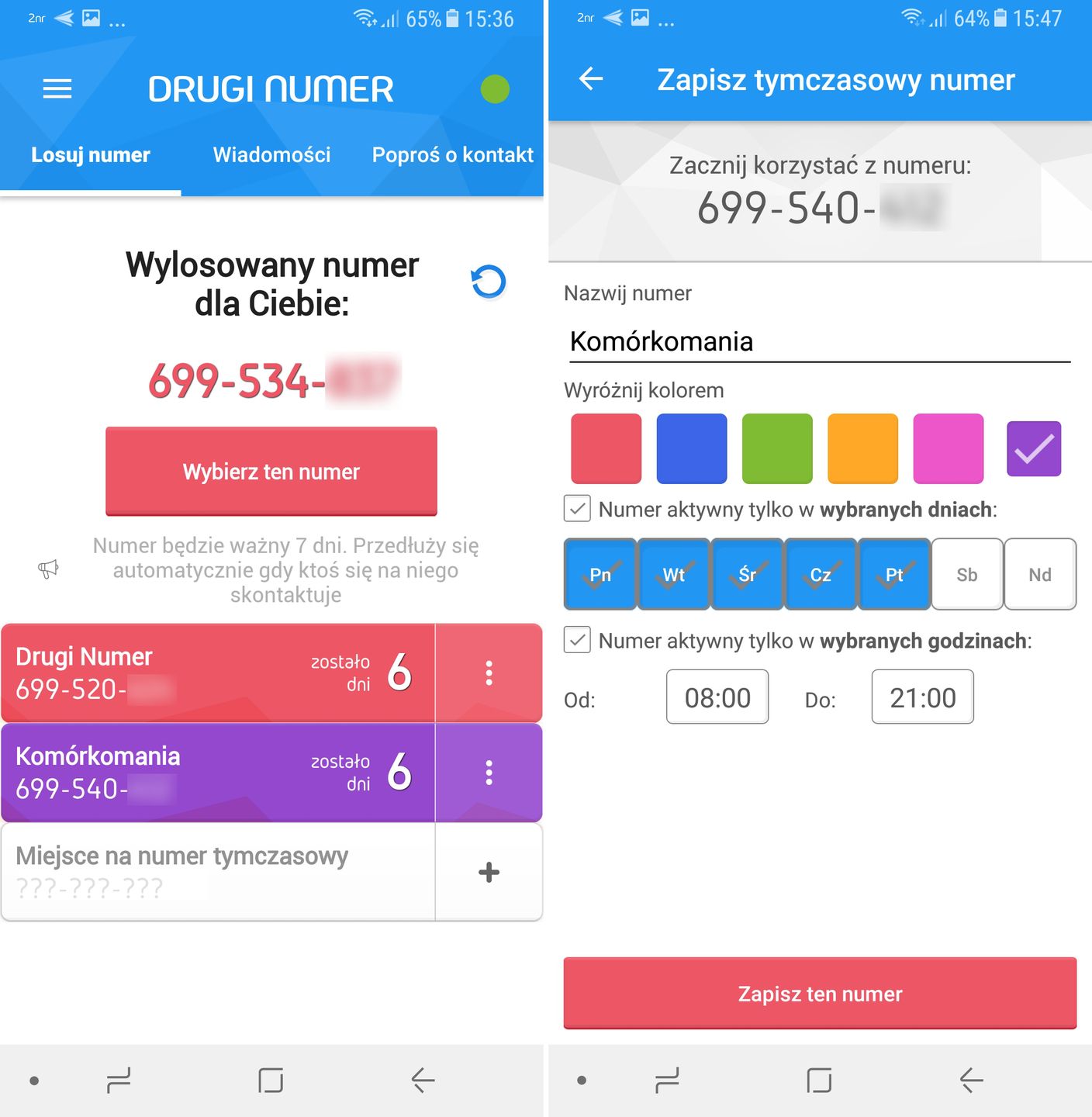 2nr to aplikacja, dzięki której wygenerujesz drugi numer. Bez dodatkowej karty SIM! 2