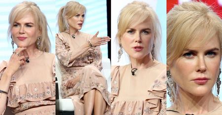 Coraz młodsza Nicole Kidman na spotkaniu z dziennikarzami. Na ile lat wygląda? (ZDJĘCIA)