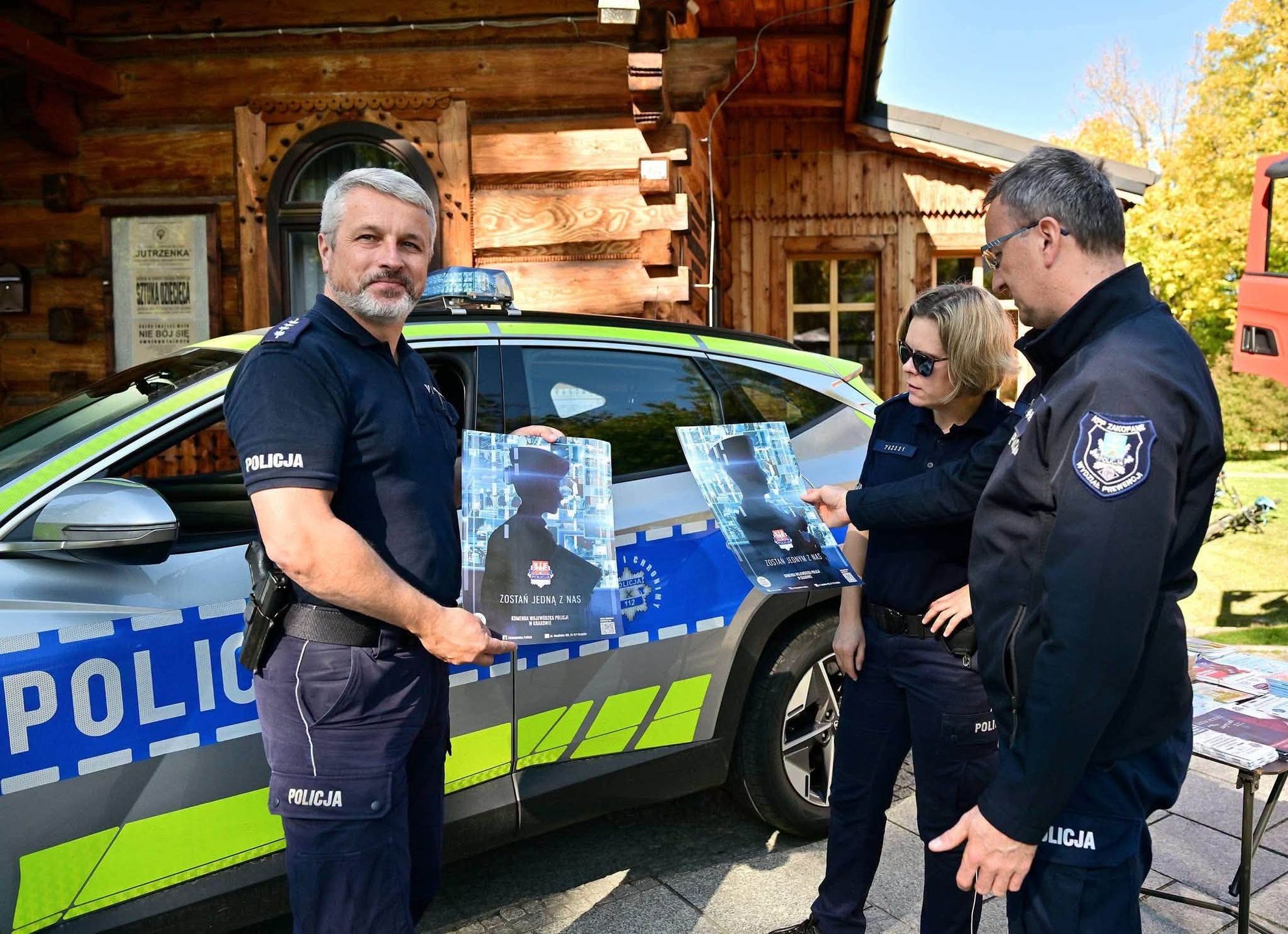 Policja w Zakopanem na festynie Organizacji Pozarządowych.