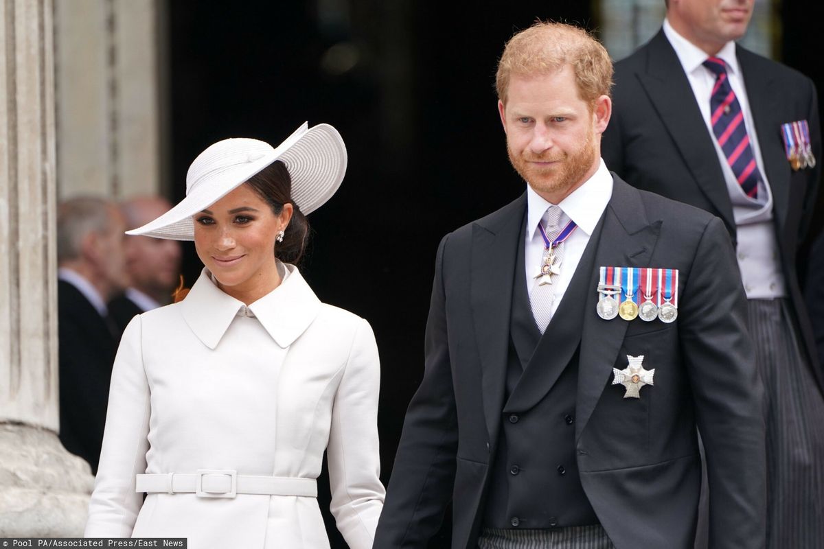 Spotkanie Harry'ego i Meghan z królową trwało krótko