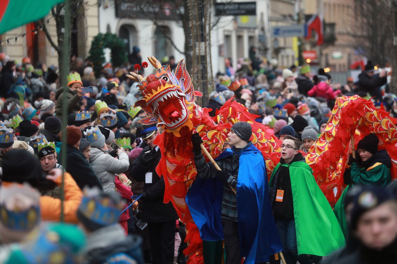 Warszawa. Orszak Trzech Króli 6 stycznia 2020 r. 