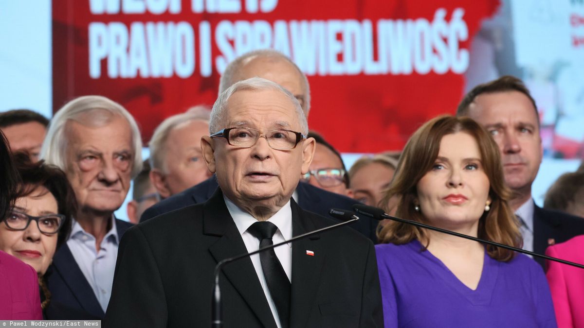 Konferencja prezesa PiS Jaros?awa Kaczy?skiego
Fot. Pawel Wodzynski/East News, Warszawa, 19.11.2024. Konferencja prezesa PiS Jaroslawa Kaczynskiego (n/z), w siedzibie partii przy Nowogrodzkiej. Polityk apeluje o wplaty na rzecz partii, po tym jak PKW odrzucila sprawozdanie finansowe PiS.
Pawel Wodzynski