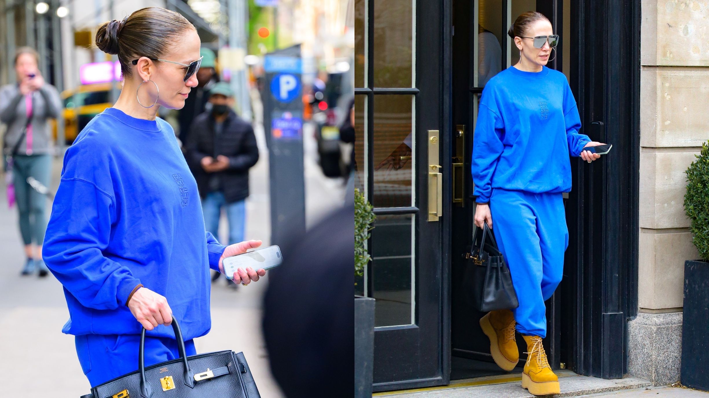 Jennifer Lopez wychodzi z nowojorskiego apartamentu w butach za 5700 zł (ZDJĘCIA)