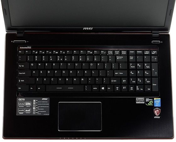 MSI GE70 laptop gamingowy widok