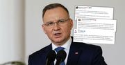 Burza po słowach Trumpa. Lawina komentarzy po wpisie Dudy