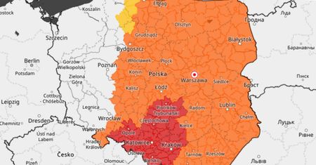 Burzowy początek tygodnia. Porywy wiatru do około 70 km/h.