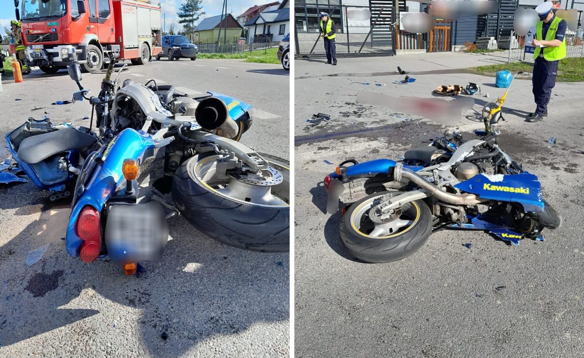 W Mętowie (woj. lubelskie) doszło do dwóch tragicznych wypadków z udziałem motocyklistów