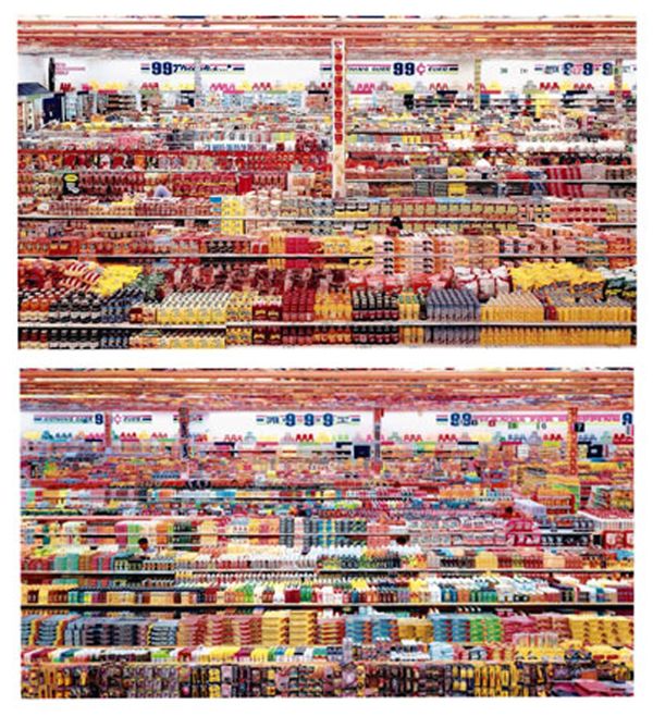 Andreas Gursky, 99 Cent II Diptychon, 2001
