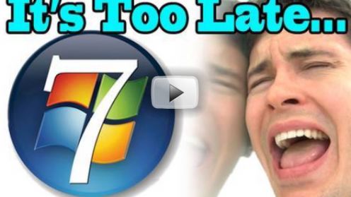 Windows 7 - "it's too late, I've got a Mac" remix [video] 1