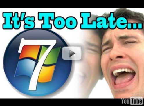 Windows 7 - "it's too late, I've got a Mac" remix [video]