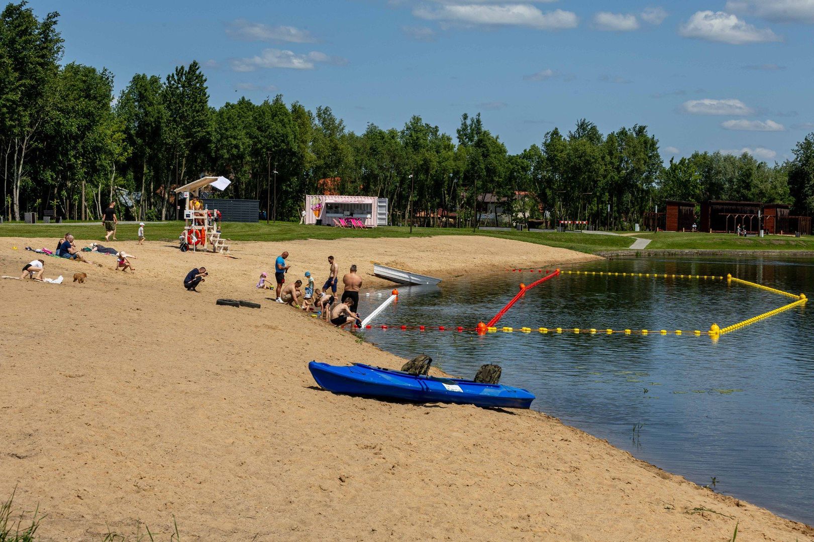 Plaża nad zalewem w Wasilkowie zmieniła się nie do poznania
