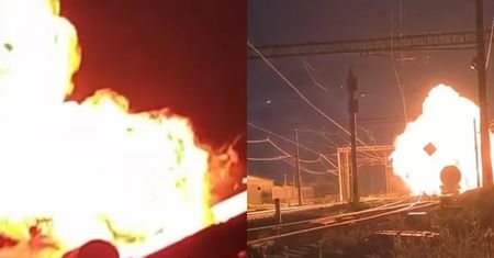 10 tys. ton rosyjskiej ropy poszło z dymem? Sprawcą nie byli Ukraińcy