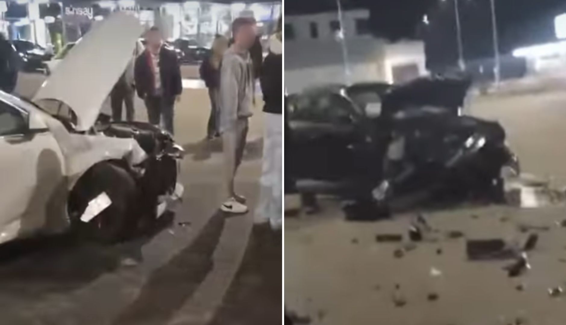 Demolka na parkingu. 22-latek stracił prawo jazdy