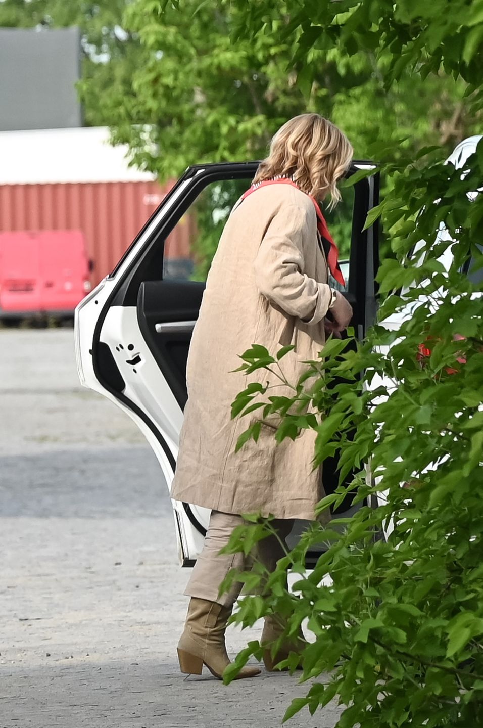 Małgorzata Ostrowska-Królikowska "przyłapana" w drodze na trening