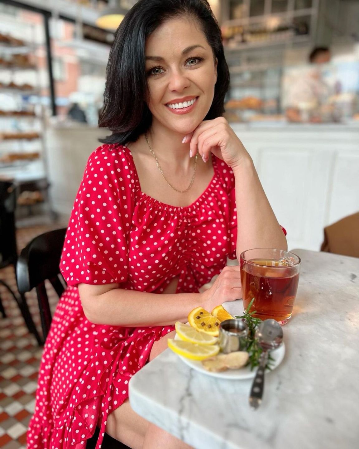 Katarzyna Cichopek w wiosennej sukienceInstagram/katarzynacichopek