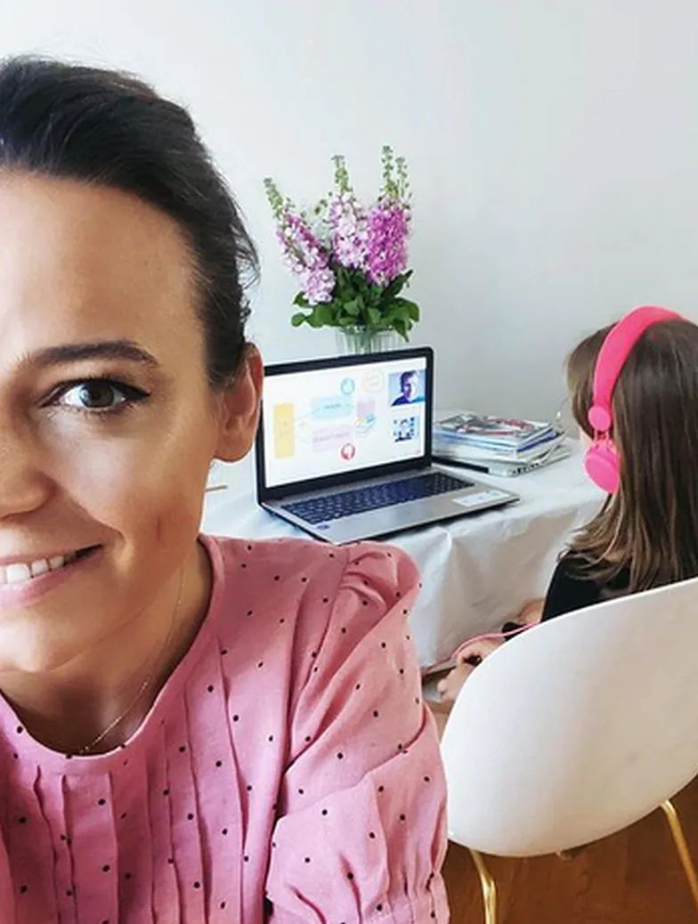 Anna Mucha z córką
