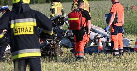 Tragiczny wypadek awionetki na Śląsku. Są ofiary śmiertelne
