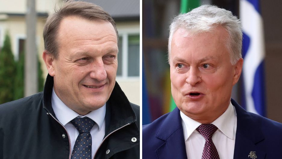 Władysław Kondratowicz i prezydent Litwy Gitanas Nausėda