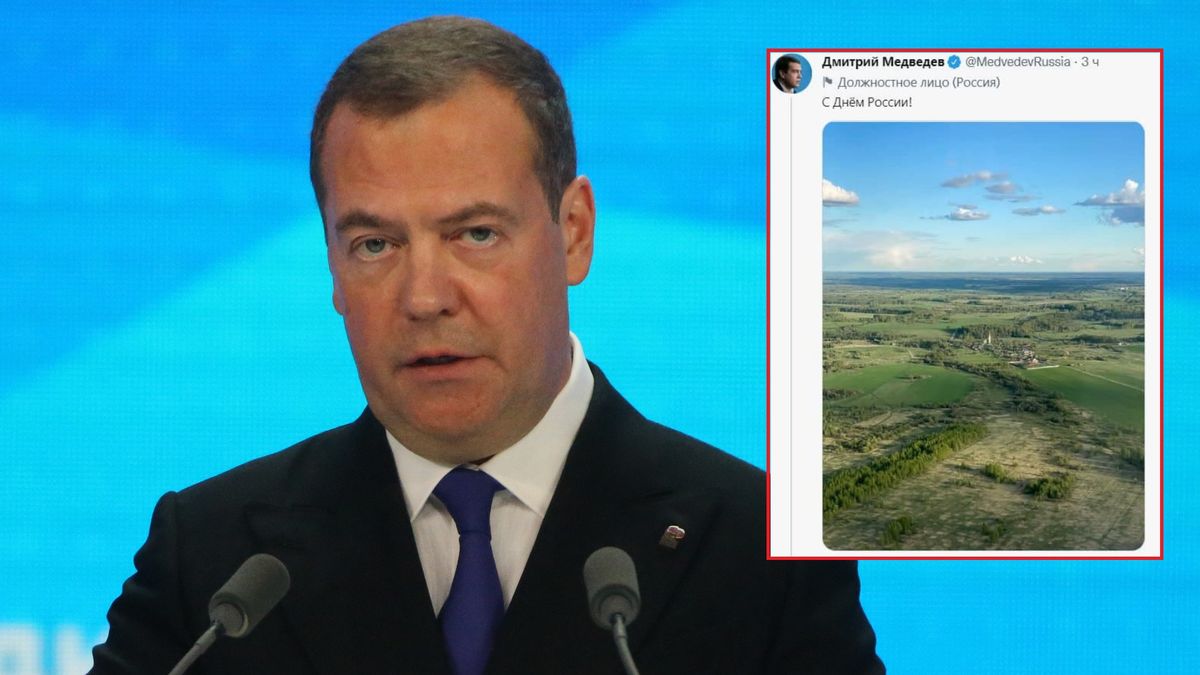 Dmitrij Miedwiediew zaliczył wpadkę