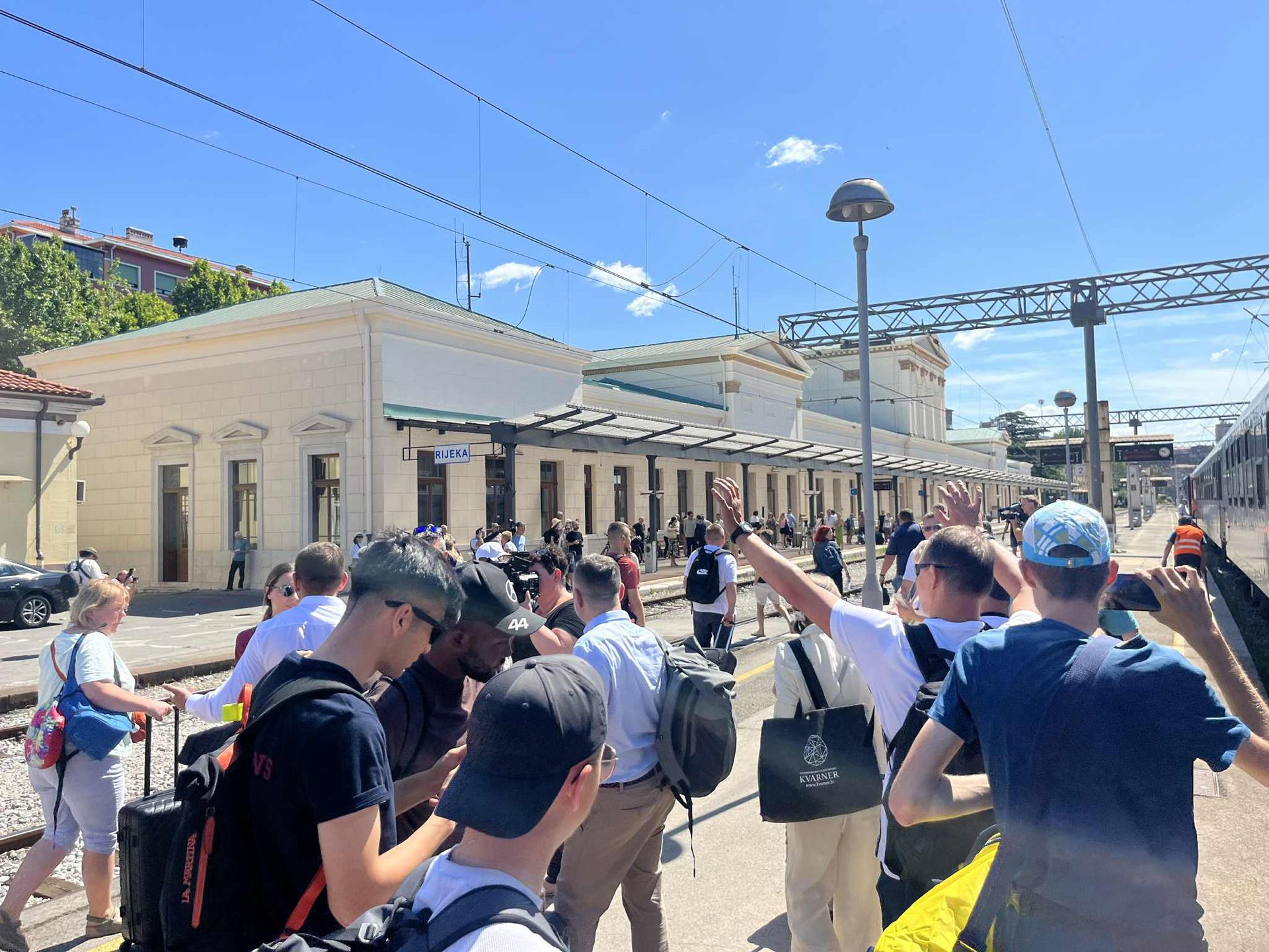 Pierwszy Adriatic Express przyjechał do Rijeki z 40-minutowym 