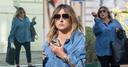 "Markowa" Karolina Szostak buszuje po luksusowych butikach, człapiąc w mokasynach Gucci za 4 tysiące złotych