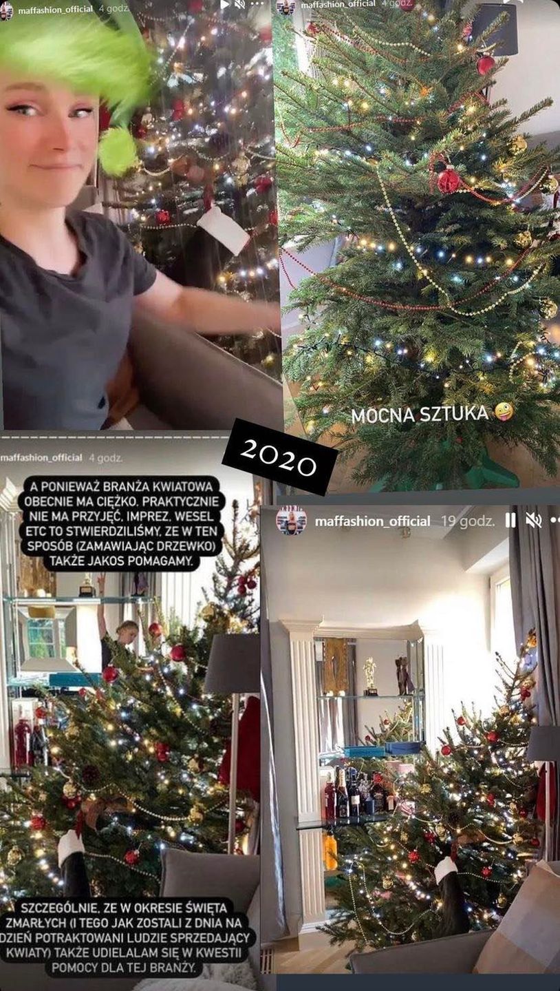 Maffashion wspomina choinkowe dramy i wymownie podsumowuje: "Miałam pecha przez OSTATNIE DWA LATA"