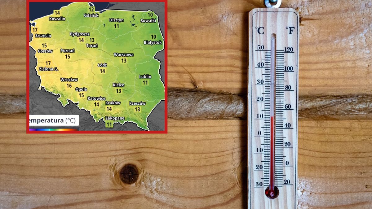 Tak prezentuje się prognoza na najbliższe dni