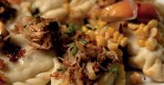 Pierogi na wigilię, ale z grochem i smażoną kapustą