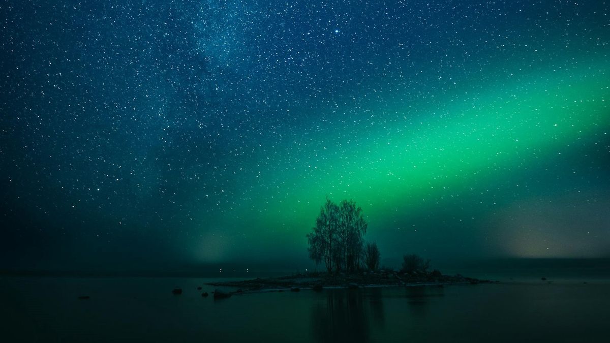  Zorza polarna ponownie zabłysła nad Polską 