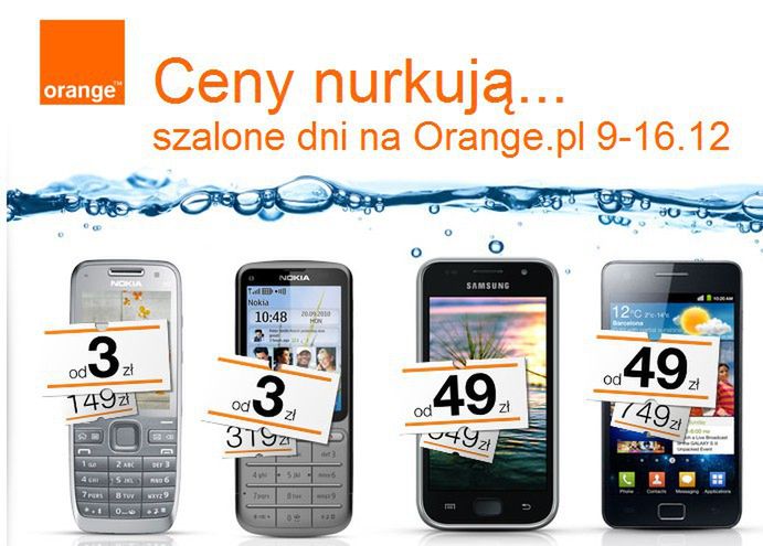 Orange  - Galaxy Note, kolejne obniżki, Galaxy S II do 800 zł taniej