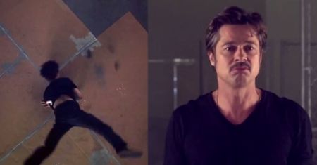 Brad Pitt tańczy breakdance!