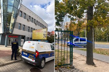 Policjanci i strażnicy miejscy przy szkołach. W Płocku wprowadzono dodatkowe środki bezpieczeństwa