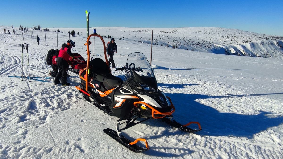 Interwencja GOPR w Karkonoszach z soboty 18 stycznia 