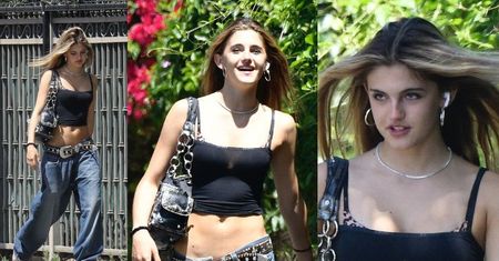 14-letnia córka Alessandry Ambrosio paraduje z GOŁYM BRZUCHEM po Los Angeles (ZDJĘCIA)