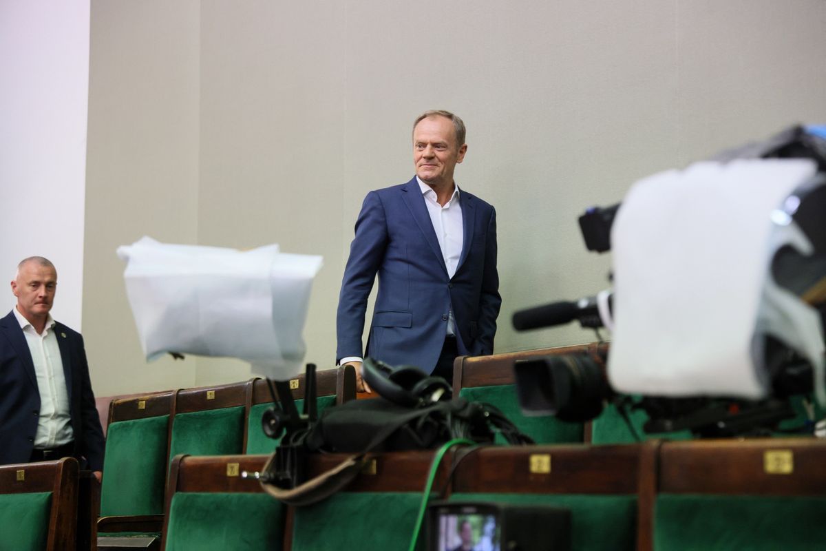 Donald Tusk w piątek w Sejmie