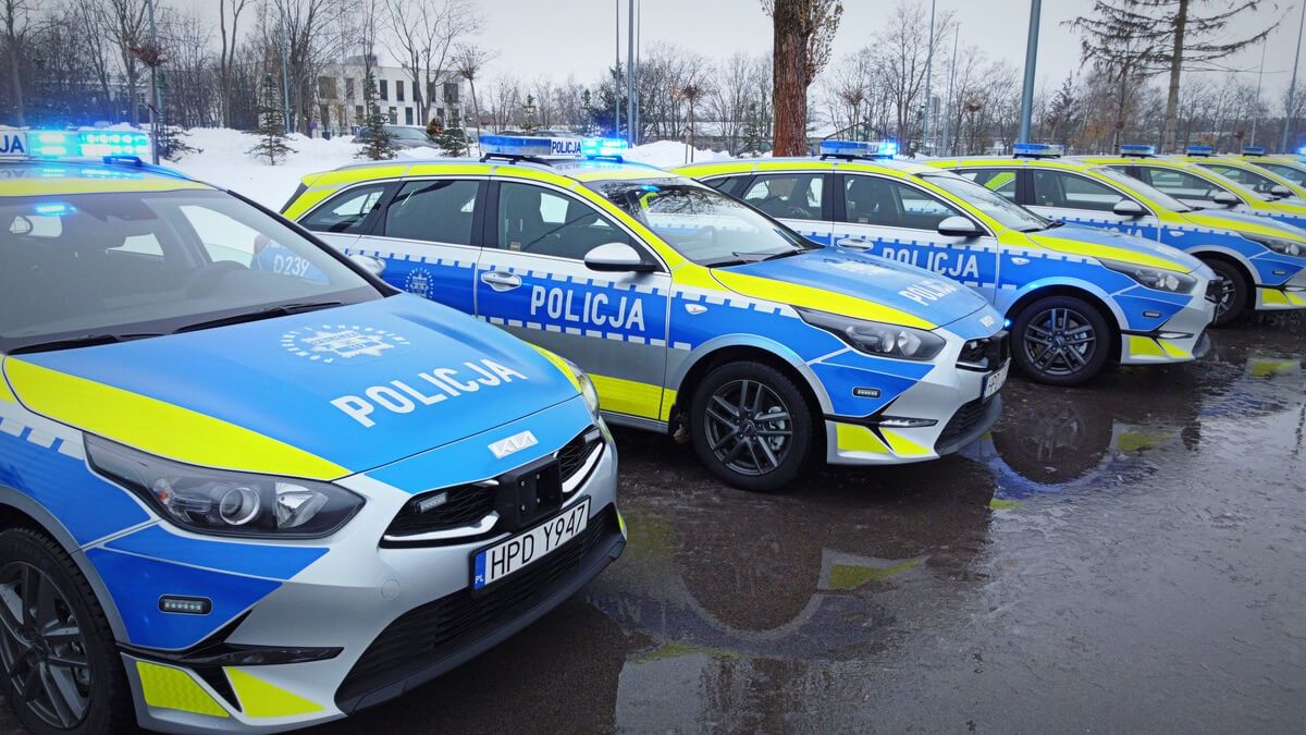 kia ceed, radiowozy