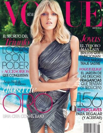 Anja na okładce meksykańskego "Vogue’a"! (FOTO)