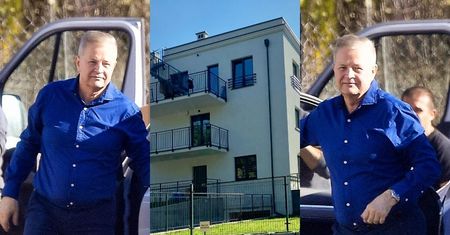 Podekscytowany Apoloniusz Tajner ogląda swoje NOWE MIESZKANIE (ZDJĘCIA)