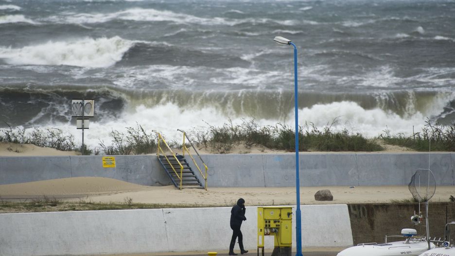 Sztormowa pogoda nad Bałtykiem