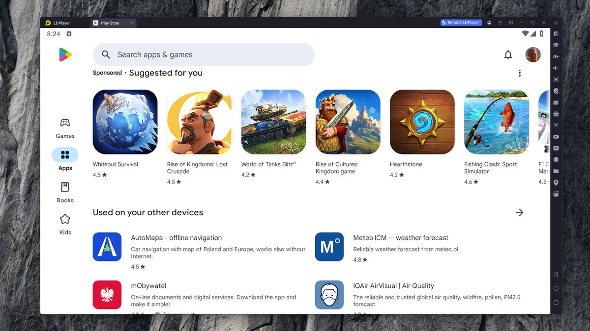 LDPlayer - darmowy emulator Androida dedykowany graczom