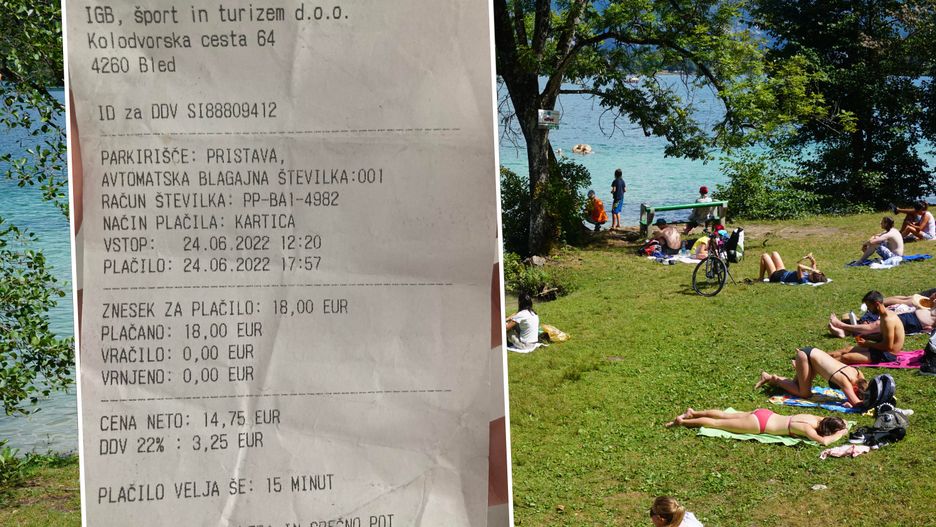 Nasza czytelniczka za parking nad jeziorem Bled zapłaciła 87 zł