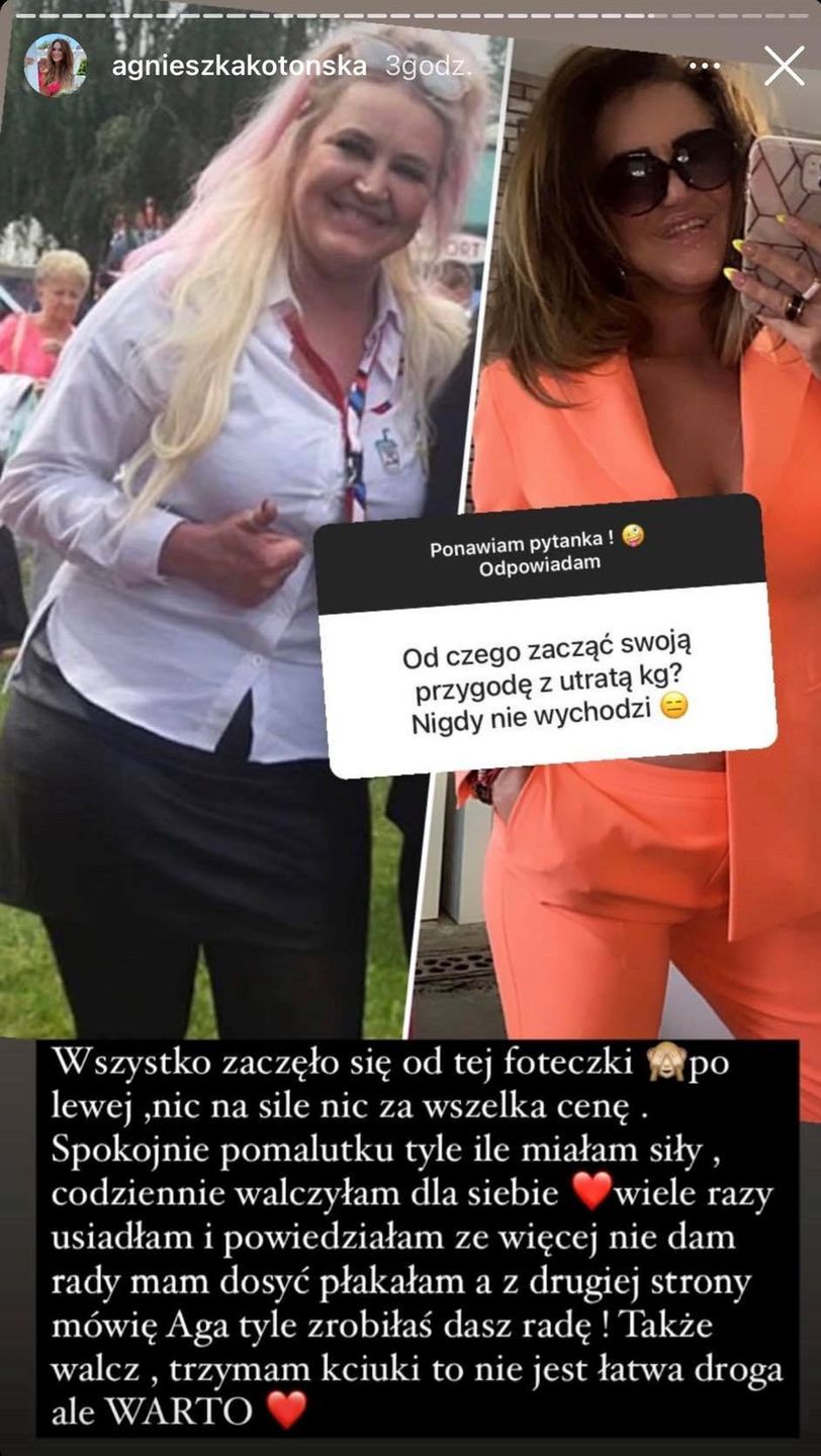 Agnieszka Kotońska opowiada o metamorfozie