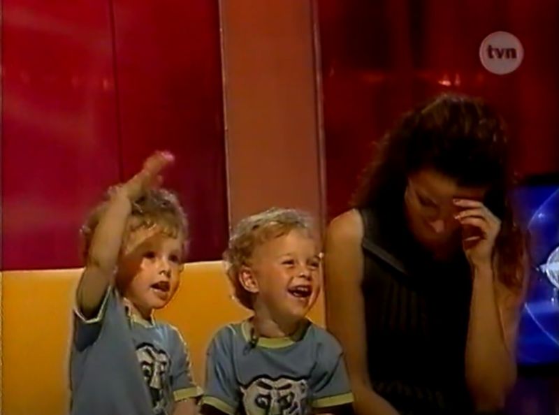 Rodzina Zdrójkowskich w programie "Chwila prawdy" w 2003 roku