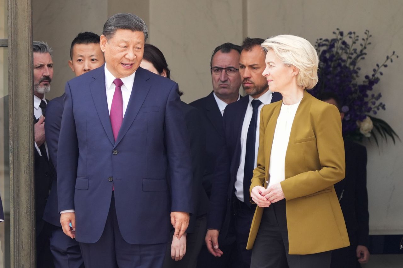 Xi Jinping and Ursula von der Leyen