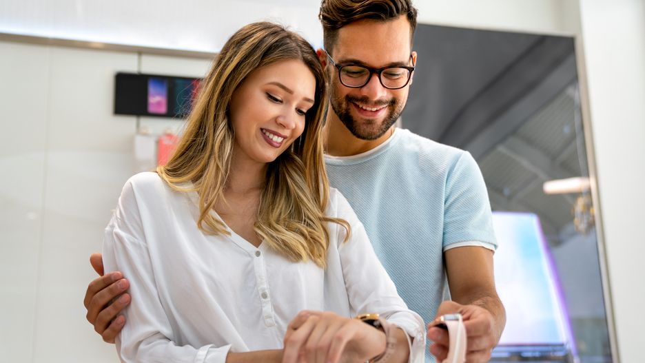 Technology people smart devices concept. Happy couple buying new smart watch in tech store.
Technology people smart devices concept. Happy young couple buying new smart watch in tech store.
smart, device, store, gadget, smart watch, people, technology, couple, happy, online, digital, buying, shopping, business, consumer, modern, tech, new, purchase, woman, man, retail, accessory, looking, smartwatch, watch, wristwatch, black friday, shop, internet, choice, girl, customer, buy, female, checking, electronics, network, sale, product, lifestyle, communication, wireless, media, young, consumerism, information, electronic, wearable, smiling, smart, device, store, gadget, smart watch, people, technology, couple, happy, online, digital, buying, shopping, business, consumer, modern, tech, new, purchase, woman, man, retail, accessory, looking, smartwatch, watch, wristwatch, black friday, shop, internet, choice, girl, customer, buy, female, checking, electronics, network, sale, product, lifestyle, communication, wireless, media, young, consumerism, information, electronic, wearable, smiling
