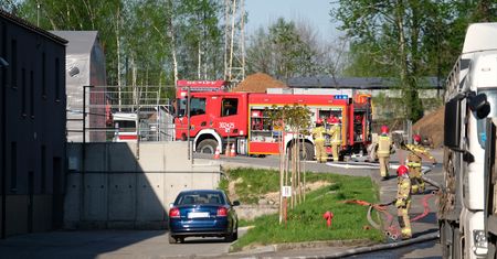 Pożar w Sławkowie. Ponad 100 strażaków walczyło z żywiołem