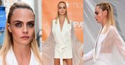 Ubrana w firankę Cara Delevingne zabrała dziewczynę na galę wspierającą LGBTQ (ZDJĘCIA)