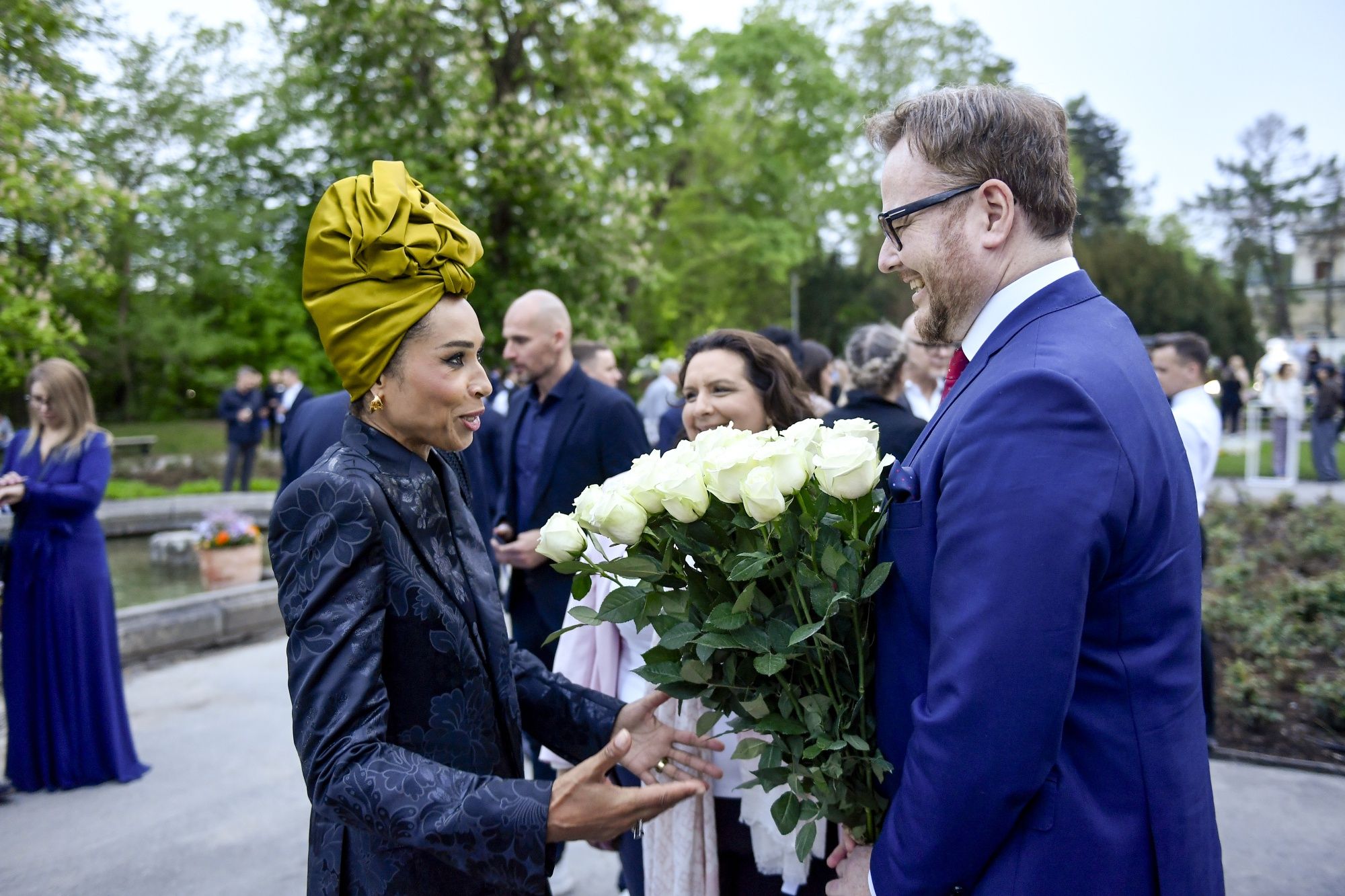 Omenaa Mensah, Helena Mańkowska i Jan Lubomirski-Lanckoroński