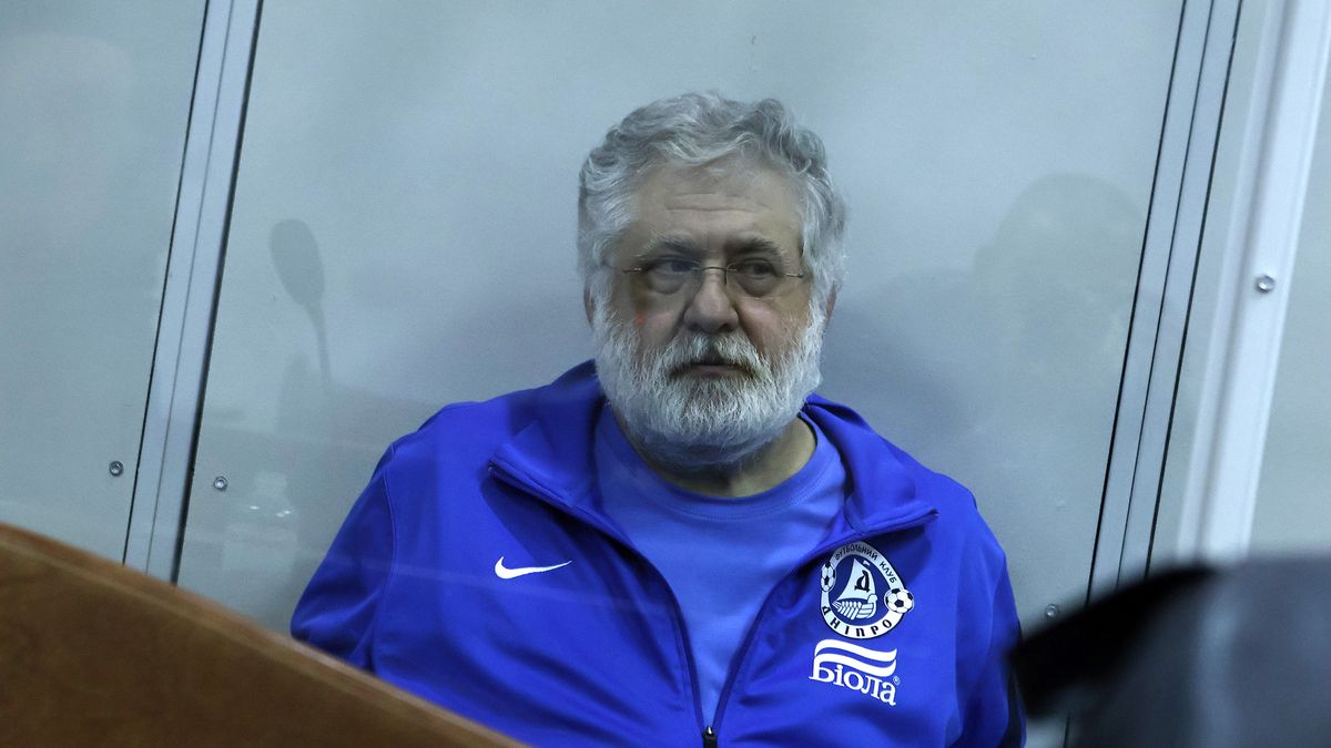 KYIV, UKRAINE – SEPTEMBER 15: Ukrainian businessman Ihor Kolomoyskyi during the court session on September 15, 2023 in Kyiv, Ukraine. On September 2, Ihor Kolomoyskyi, a Ukrainian businessman and leading oligarch, was taken into custody on suspicion of fraud  and legalization of property obtained through criminal means, with a bail of UAH 510 million. However, on September 15, the Shevchenkivskyi District Court of Kyiv increased the amount of the bail to UAH 5,877 billion - "proportionately to the damage caused to the country."