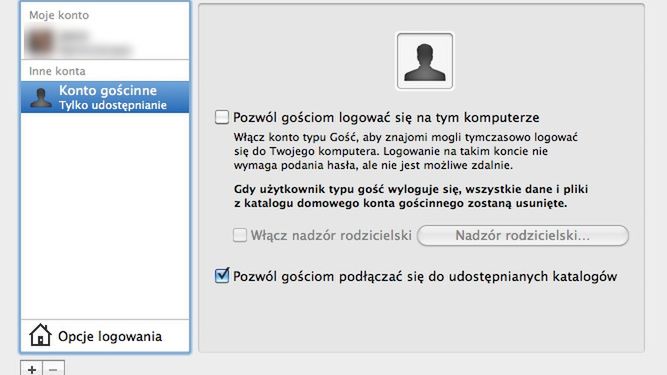 Konto gościnne usuwa katalogi domowe użytkowników? 1